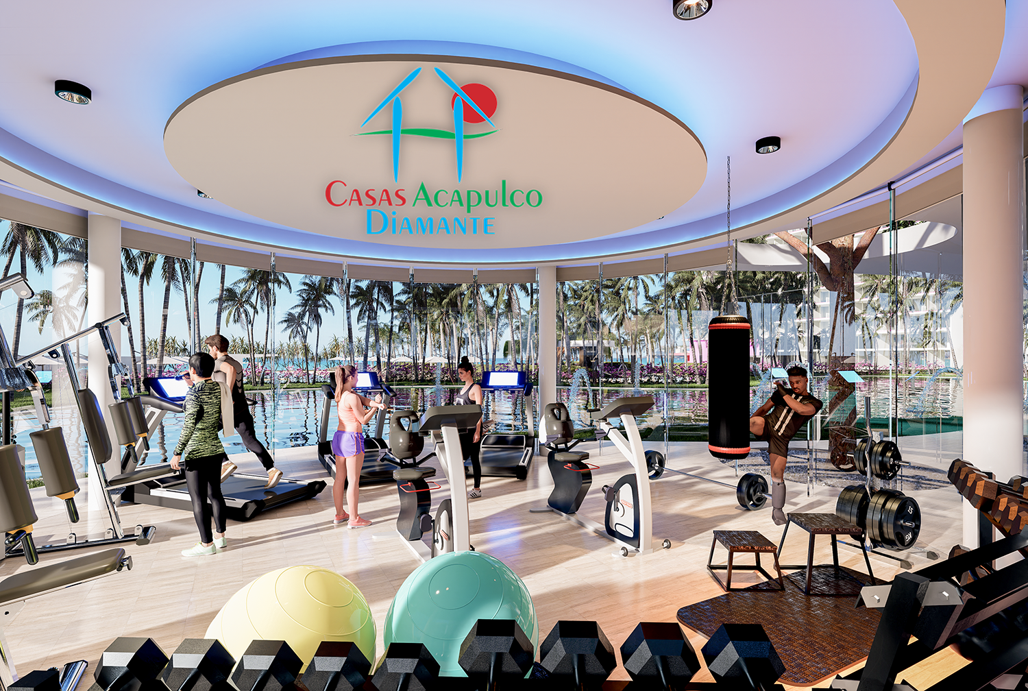 Palm Diamante - Gimnasio 1 Palm Diamante - Gimnasio 1