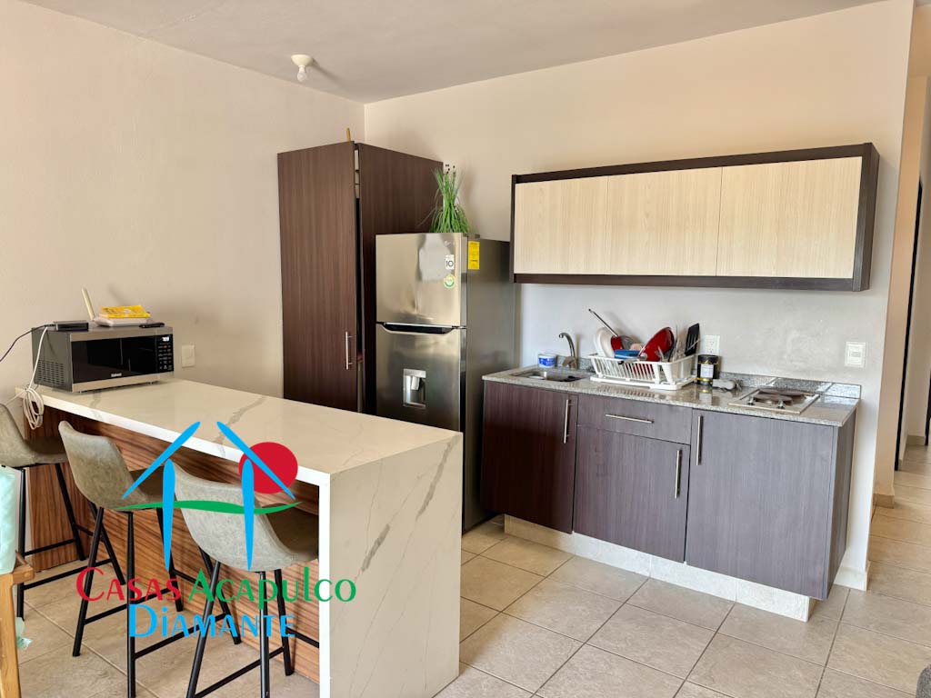 Residencial Caracol Playa Suite 804 - Cocina 2