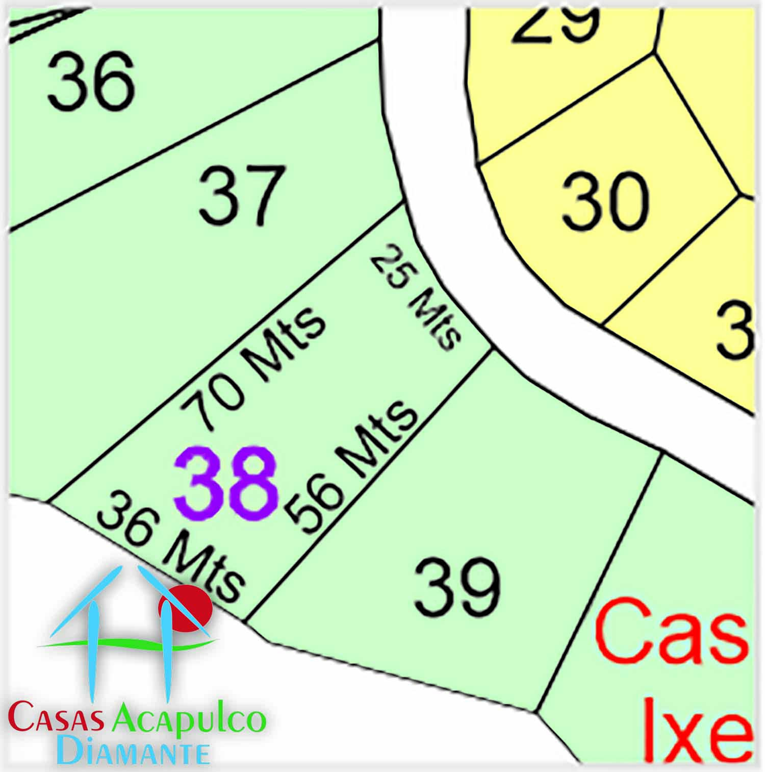 Terreno Brisas del Marqués Manzana E Lote 38 - Plano 1