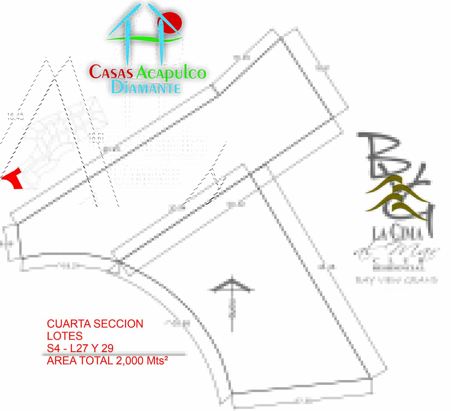 Terreno La Cima S4 L27 y 29 - Plano 1 Terreno La Cima S4 L27 y 29 - Plano 1