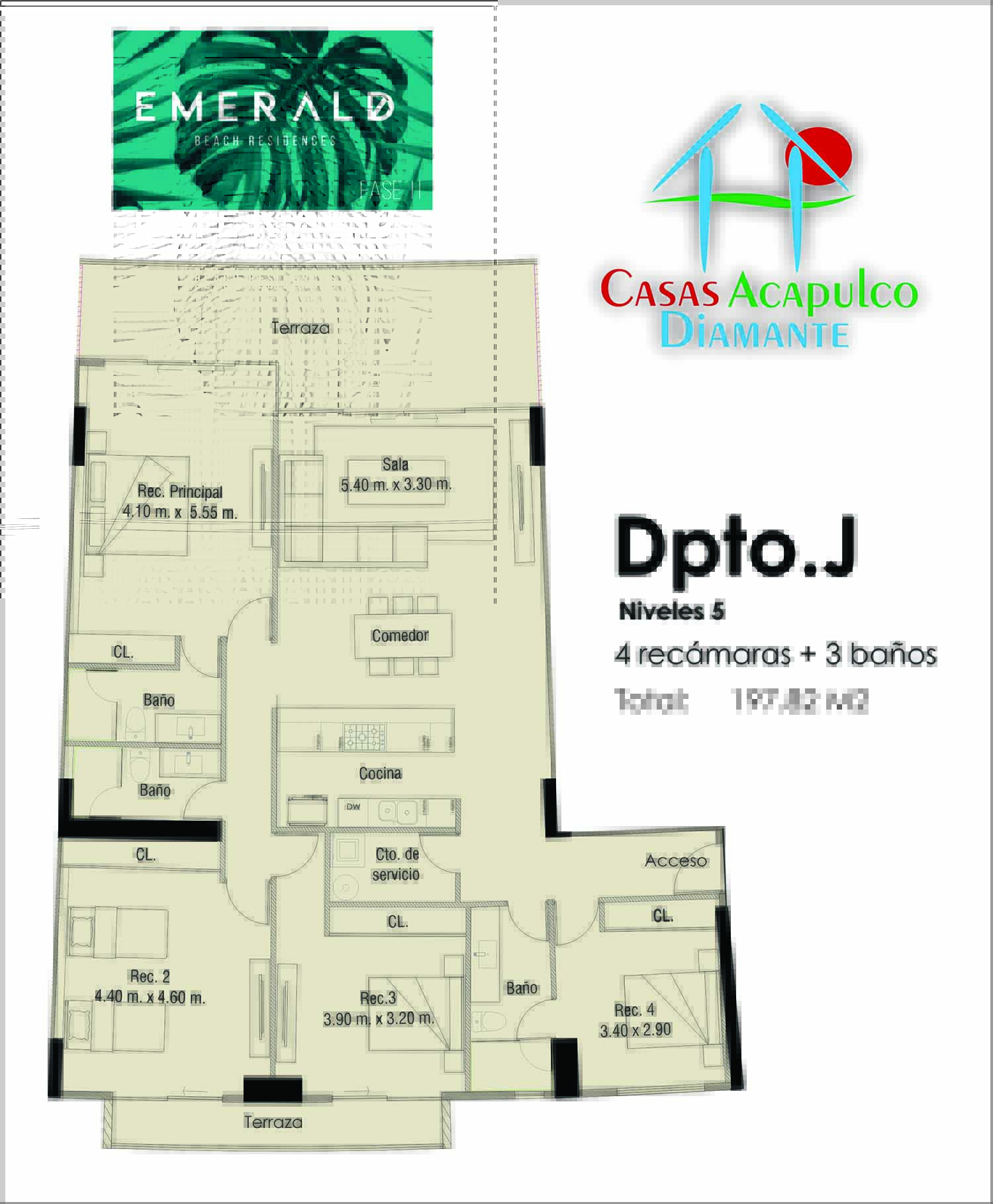 La Isla Emerald J5 - Plano 1