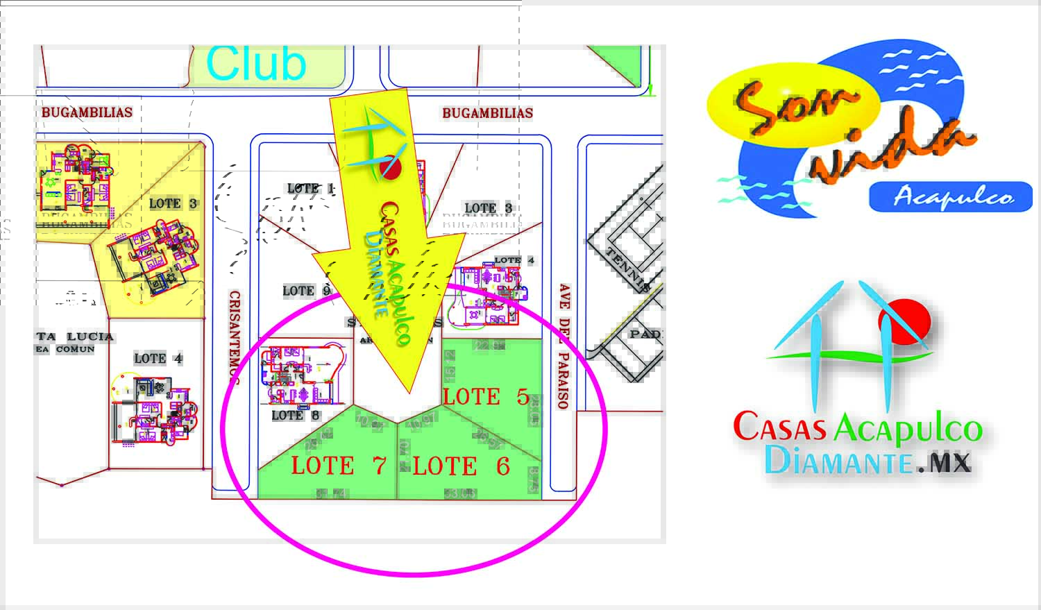 Terreno Son Vida San Thomas 6 - Plano 1