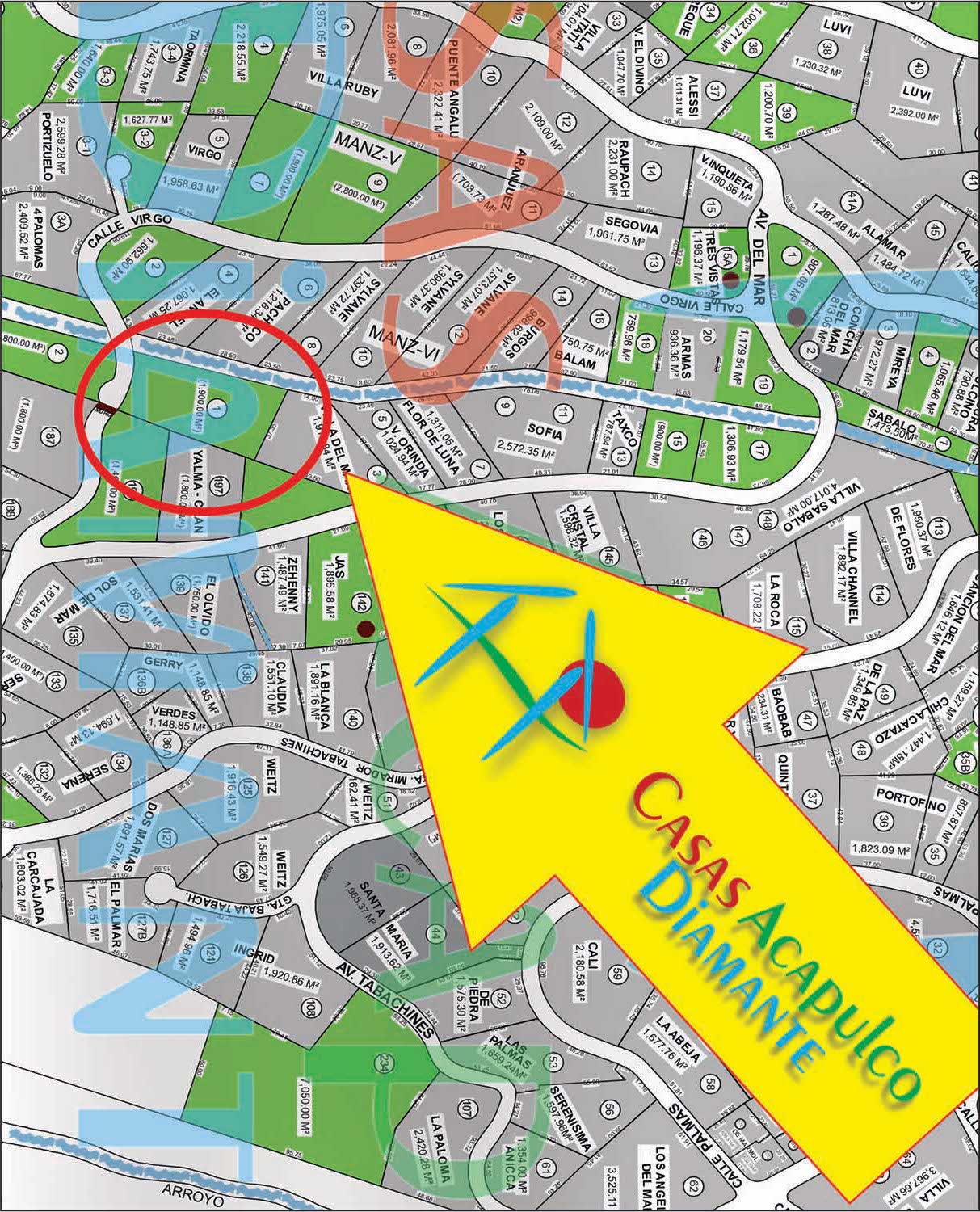 Terreno Las Brisas Manzana 6 Lote 1 - Plano 2