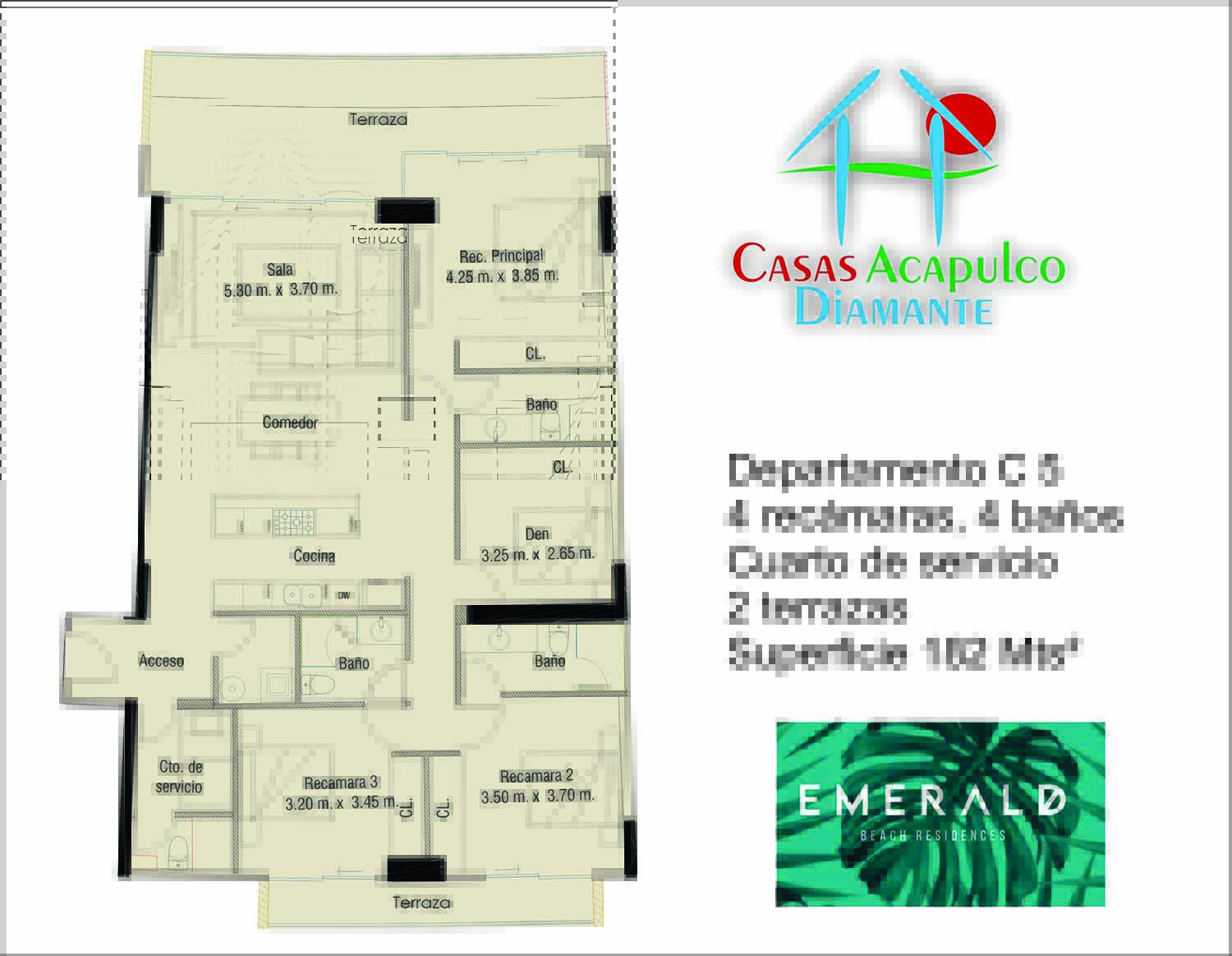 La Isla Emerald C5 - Plano 1