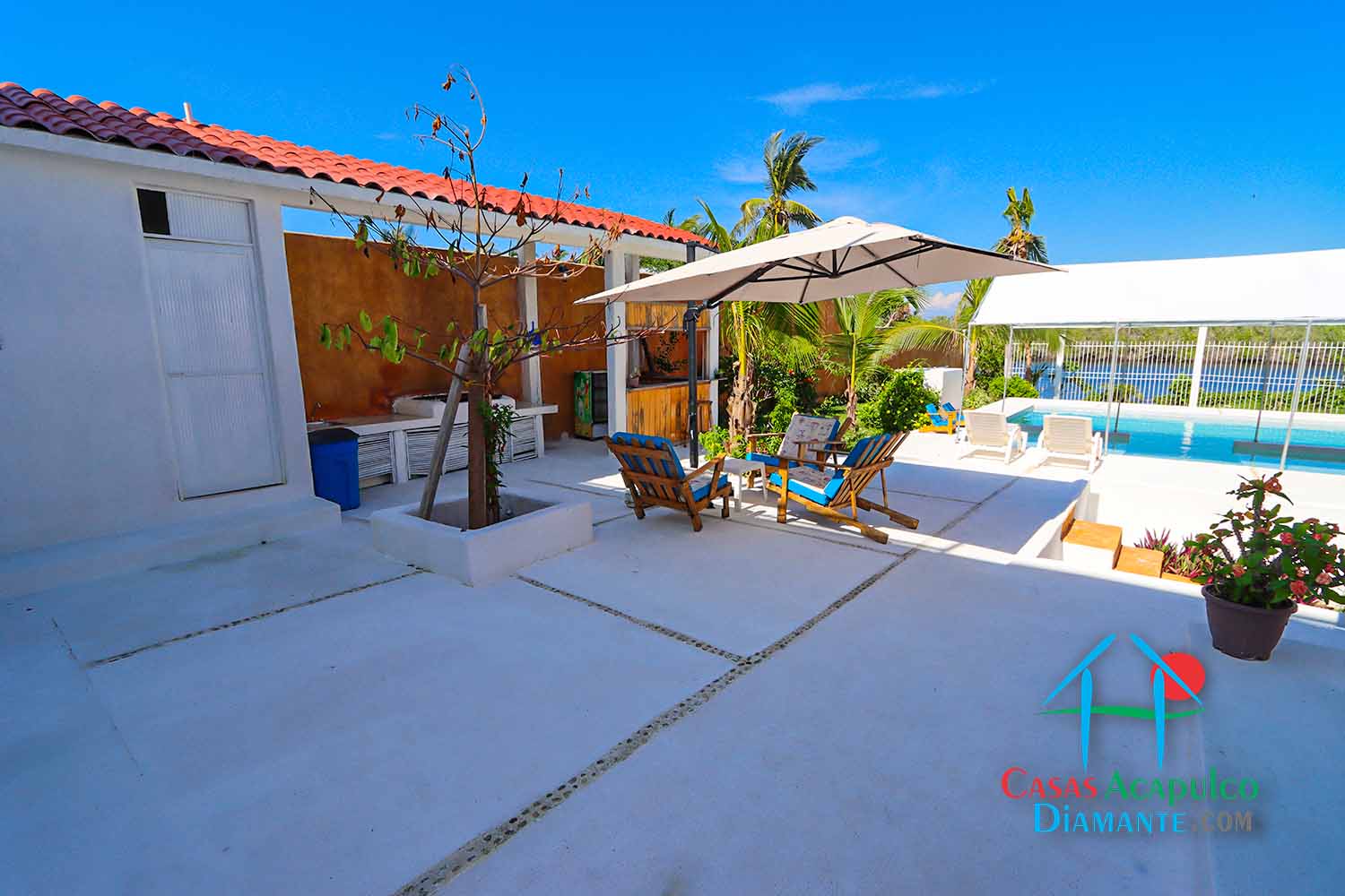 Casa Blanca Playa Encantada - Terraza 1 Casa Blanca Playa Encantada - Terraza 1