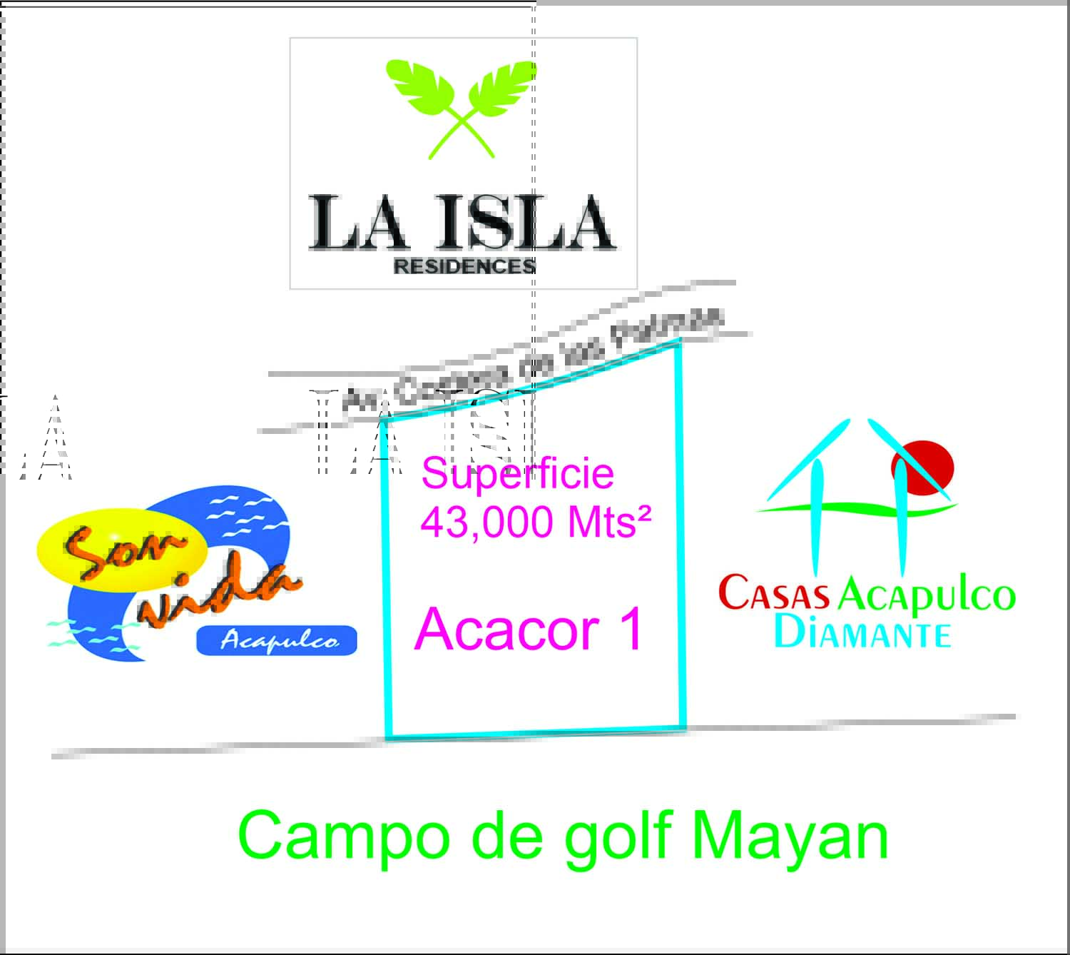 Terreno Playa Diamante Acacor 1 - Plano 1 Terreno Playa Diamante Acacor 1 - Plano 1