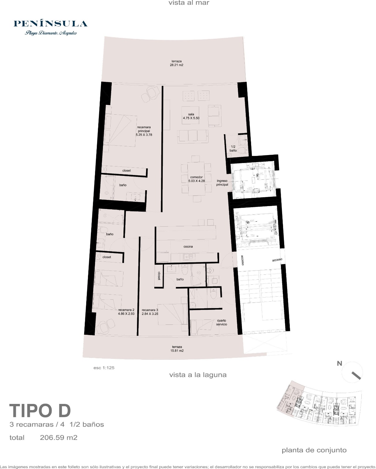 Península Tower D 7 - Plano 1