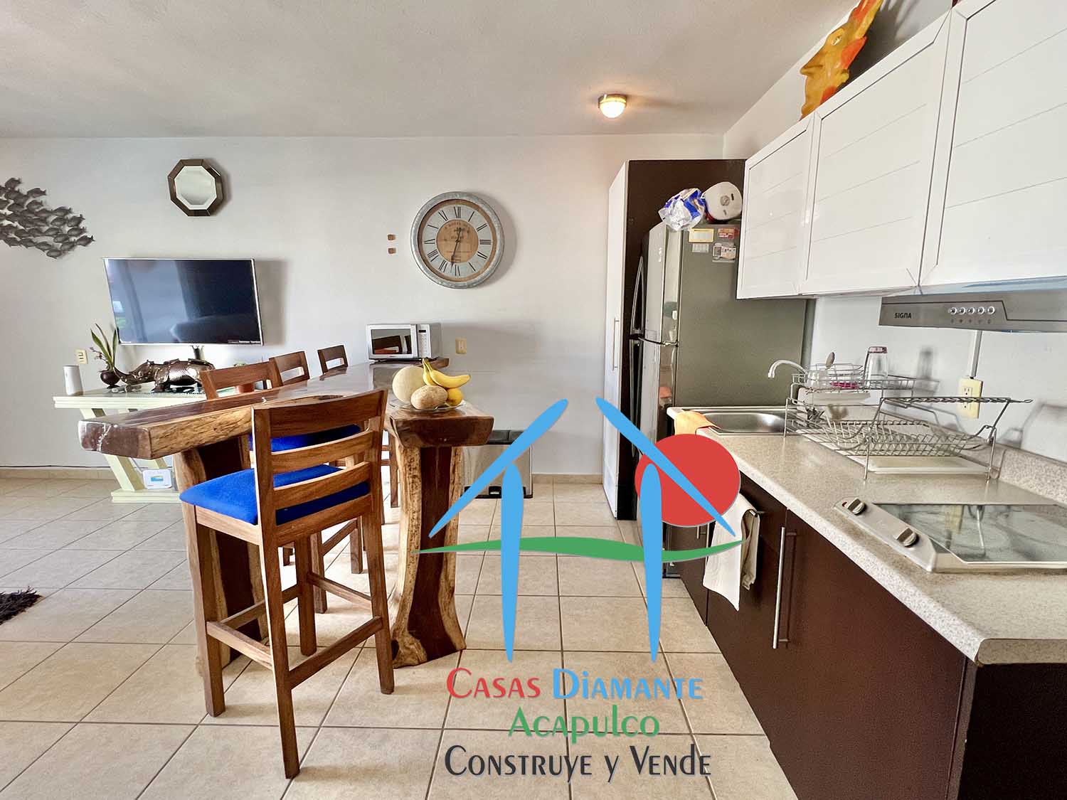 Residencial Caracol Playa 203 - Cocina 3