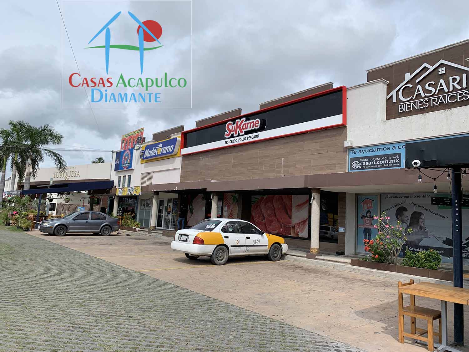 Plaza Diamante Turquesa local SuKarne - Fachada 1