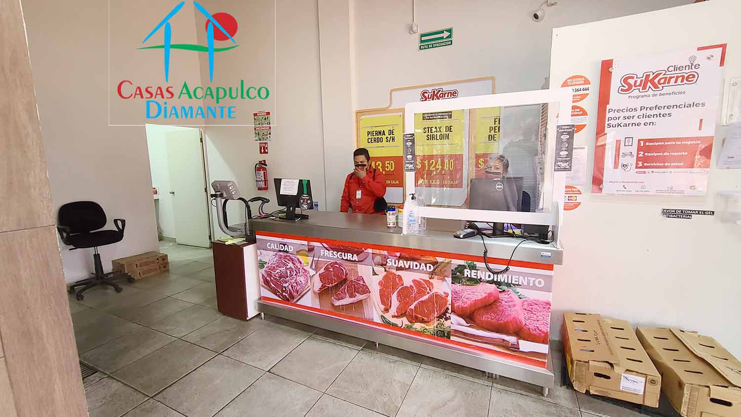 Plaza Diamante Turquesa local SuKarne - Interior 3