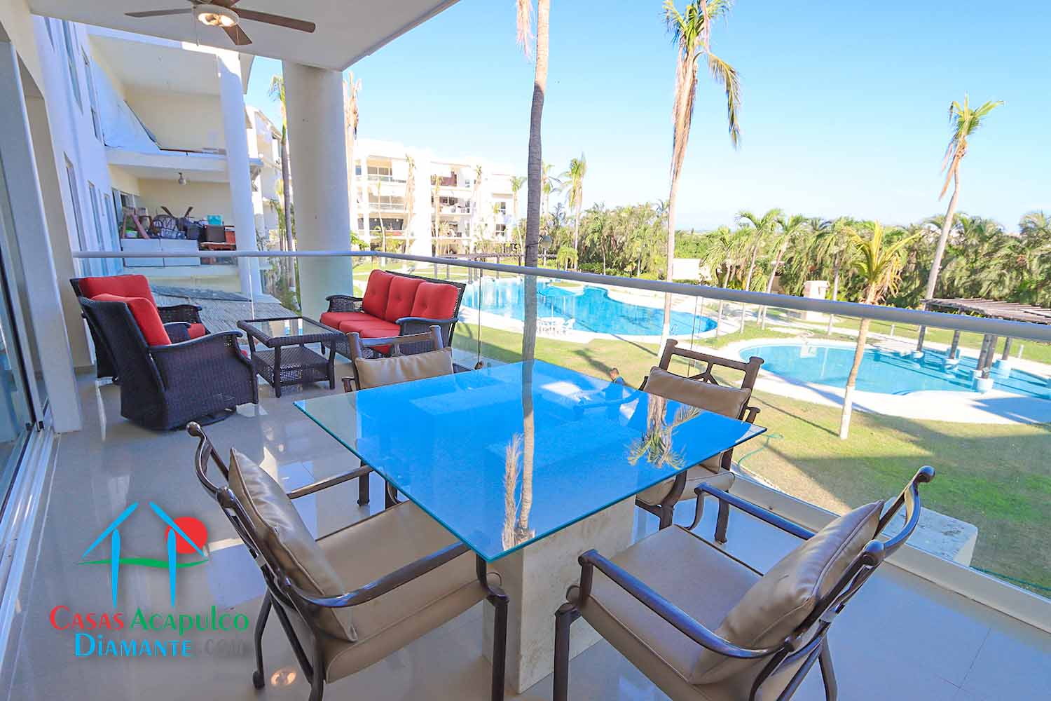 Pacífico Diamante Vela 102 - Terraza 1