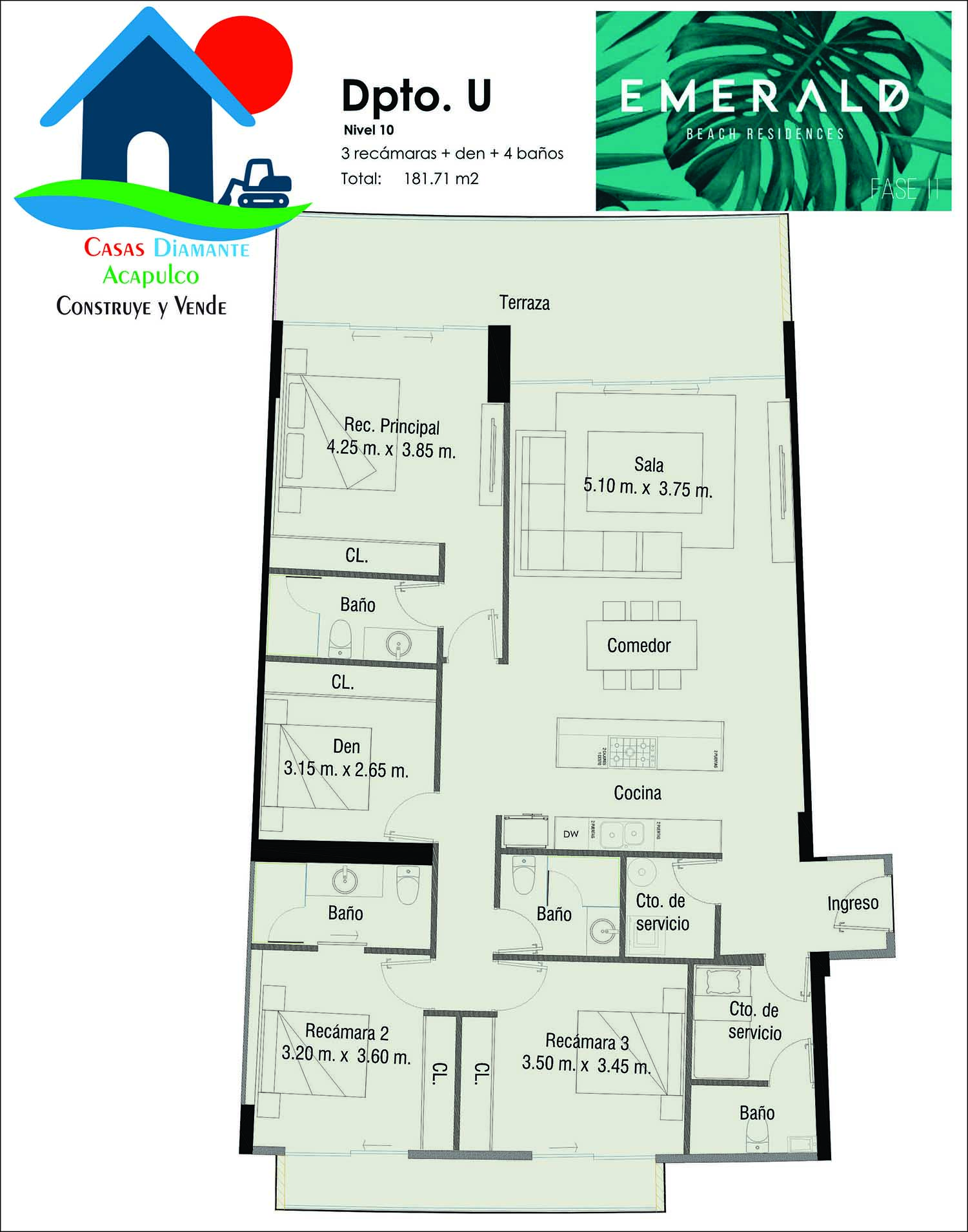 La Isla Fiji U 10 - Plano 1 La Isla Fiji U 10 - Plano 1