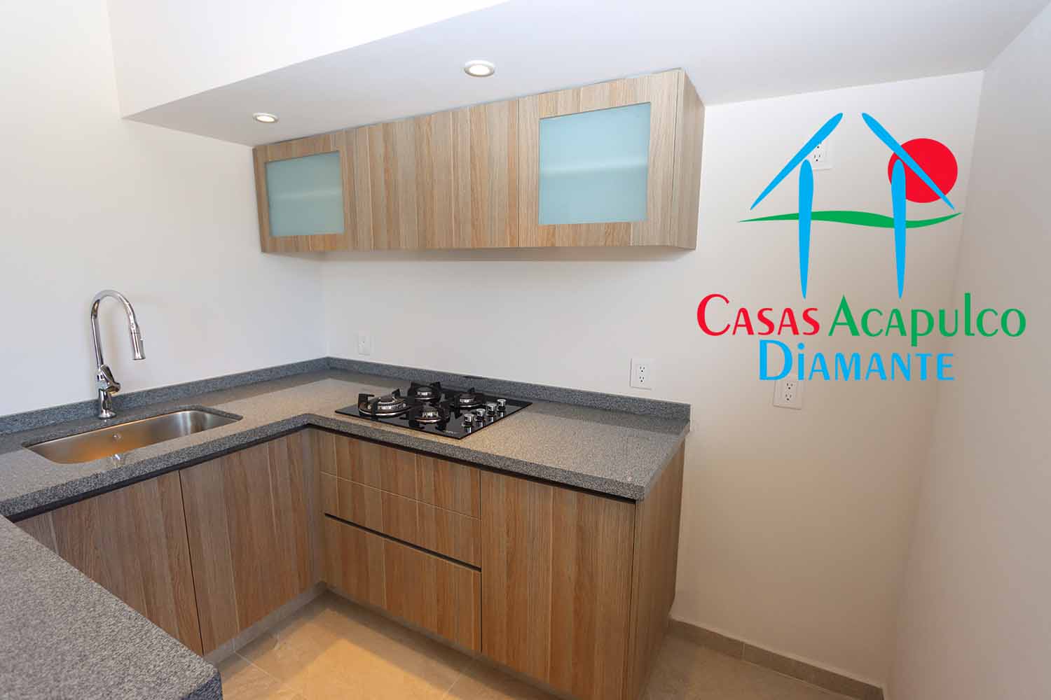 Residencial Caracol departamento muestra - Cocina 3