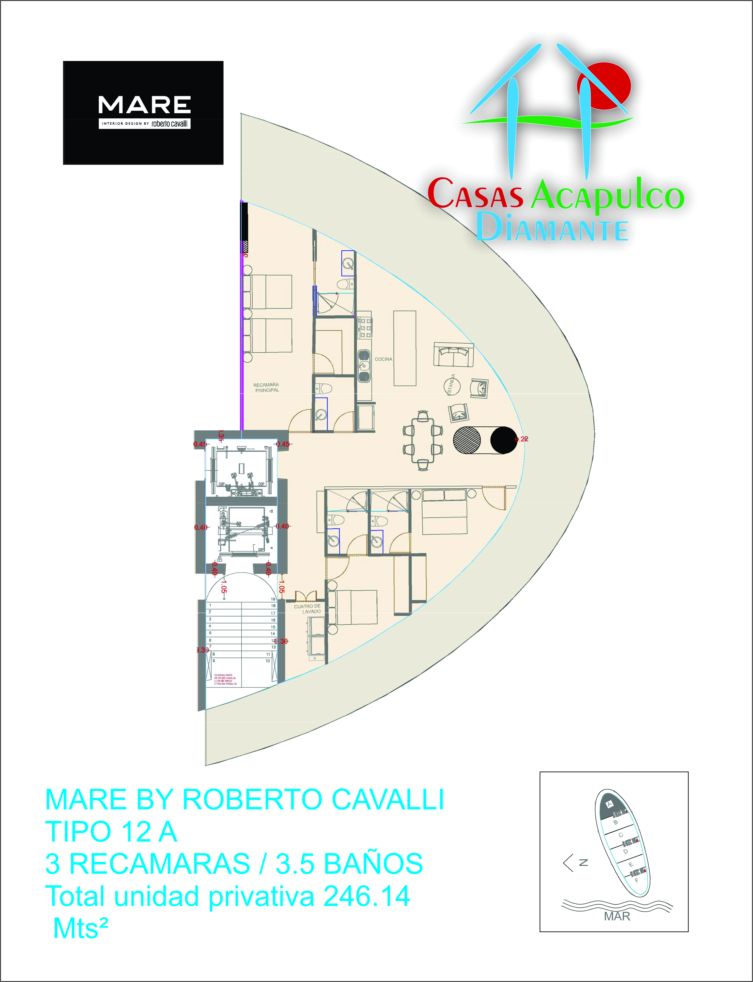 Mare A 12 - Plano 1 Mare A 12 - Plano 1