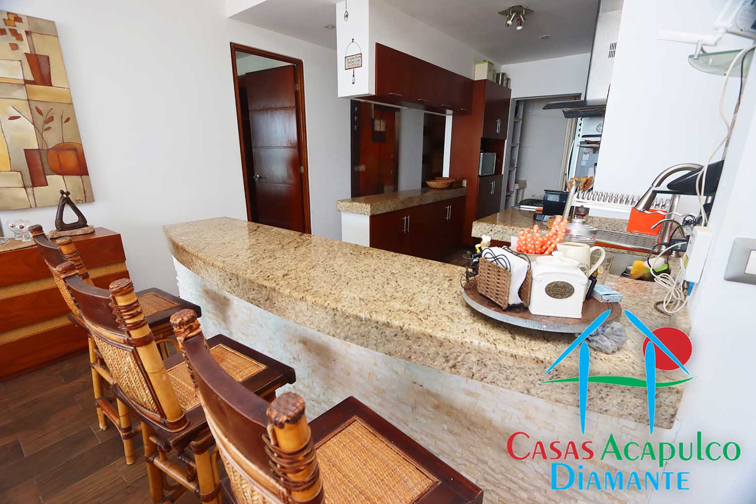 Ocean Front 201 - Cocina 2