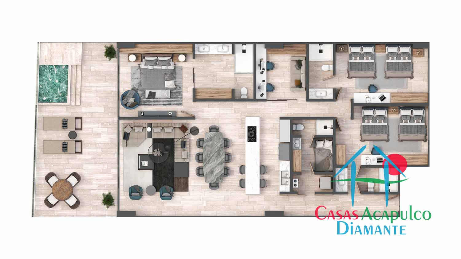 Live Aqua 1306 - Plano 1