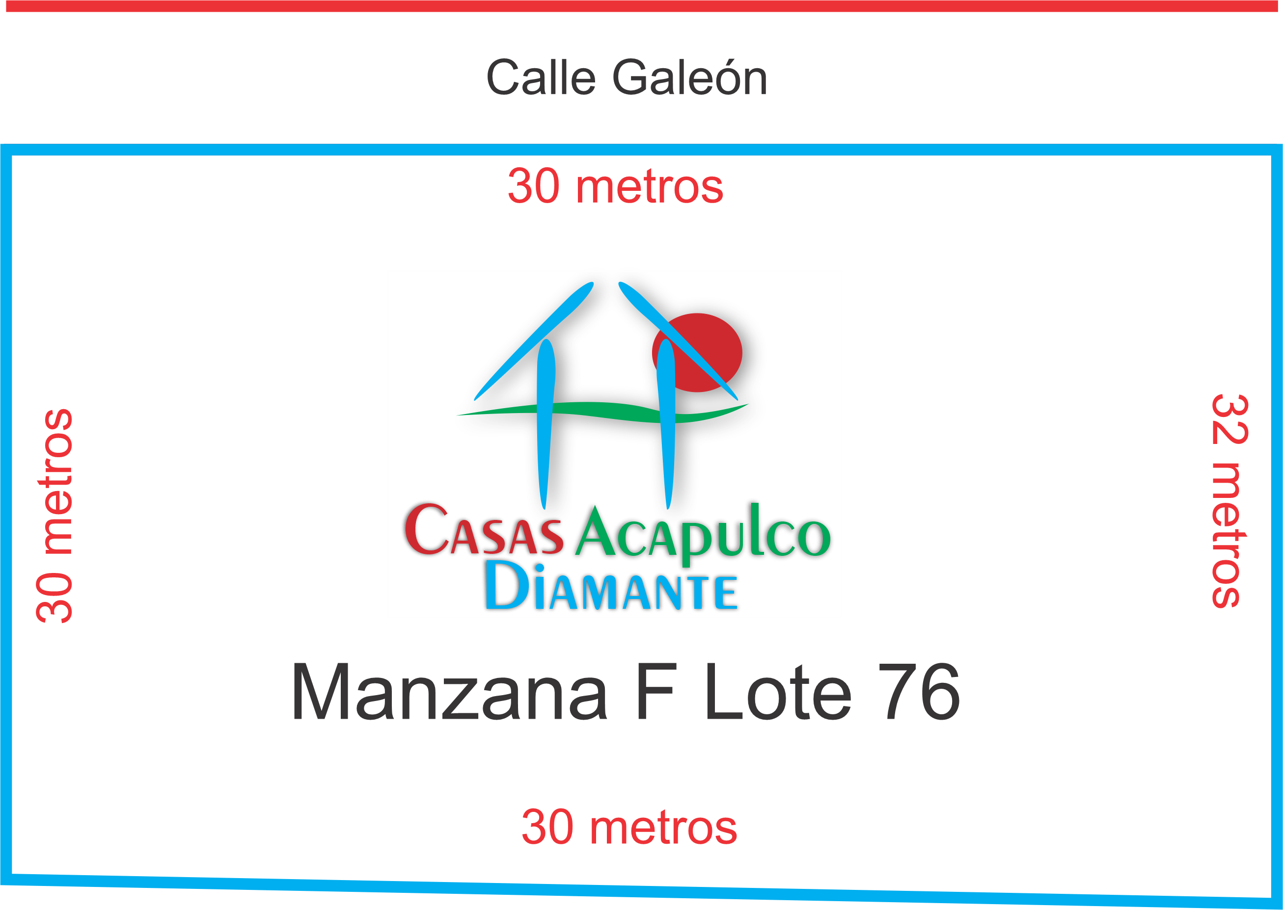 Terreno Brisas del Marqués Manzana F Lote 76 - Plano 1