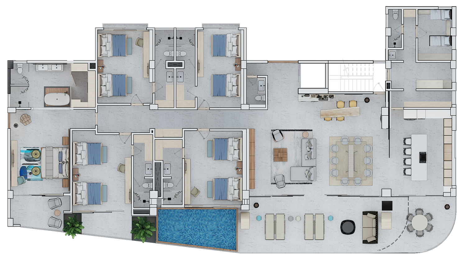 Tres Vidas Ensueño P4 - Plano 1 Tres Vidas Ensueño P4 - Plano 1