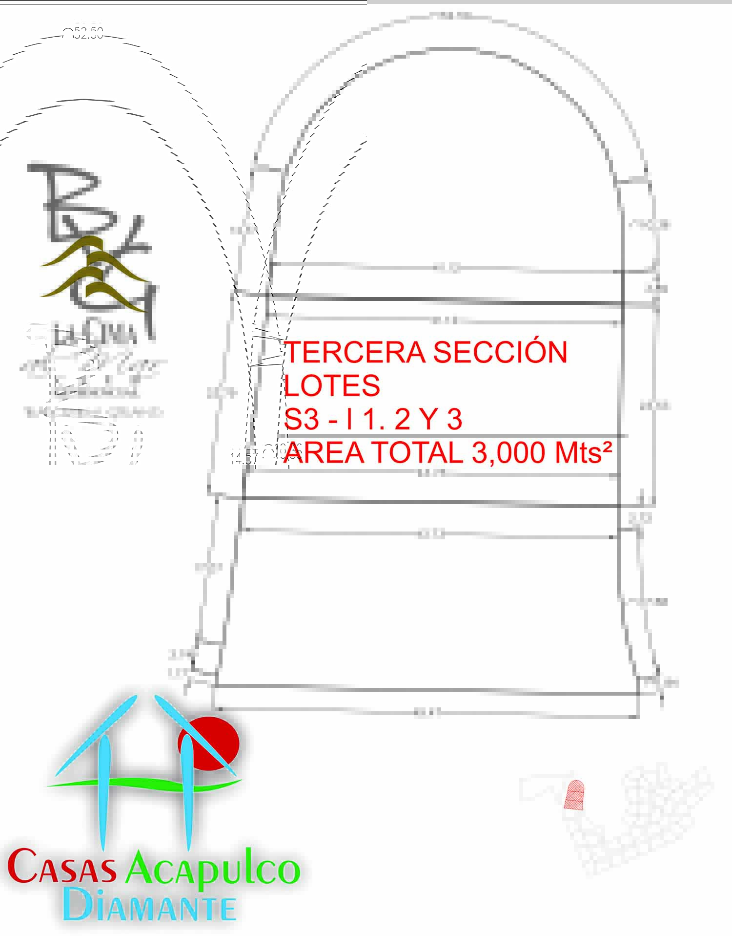 Terreno La Cima S3 - L1, 2 y 3 - Plano 1