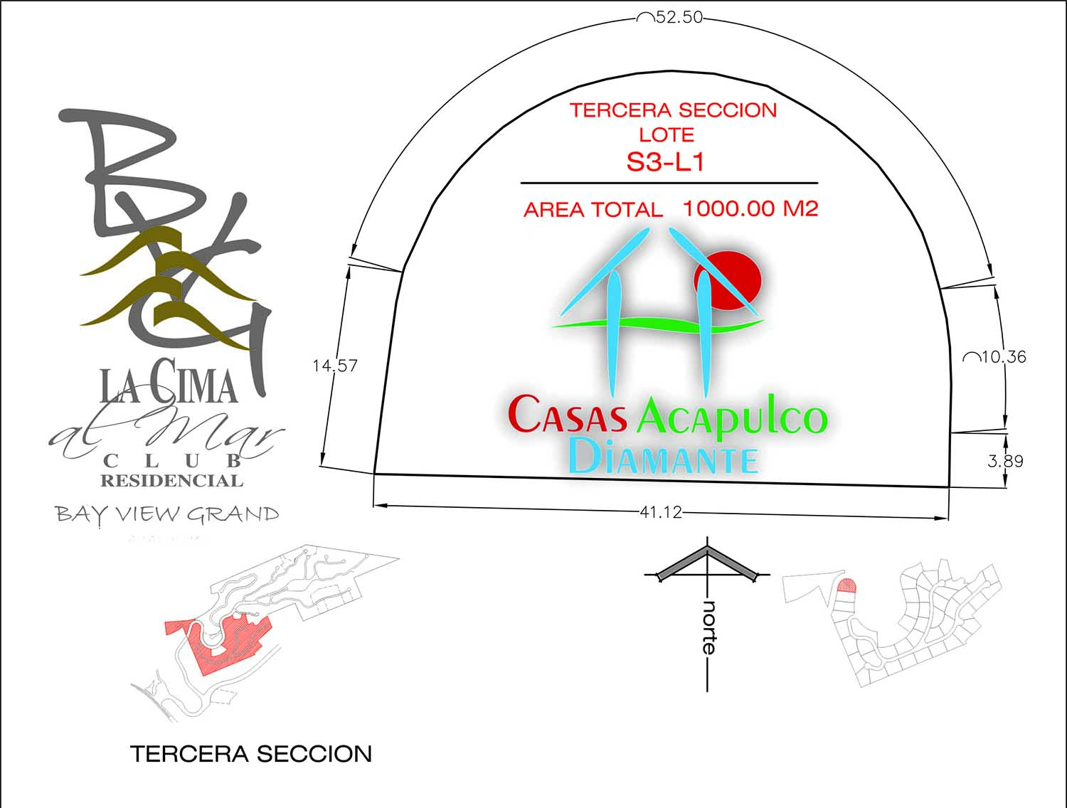 Terreno La Cima S3 L1 - Plano 1