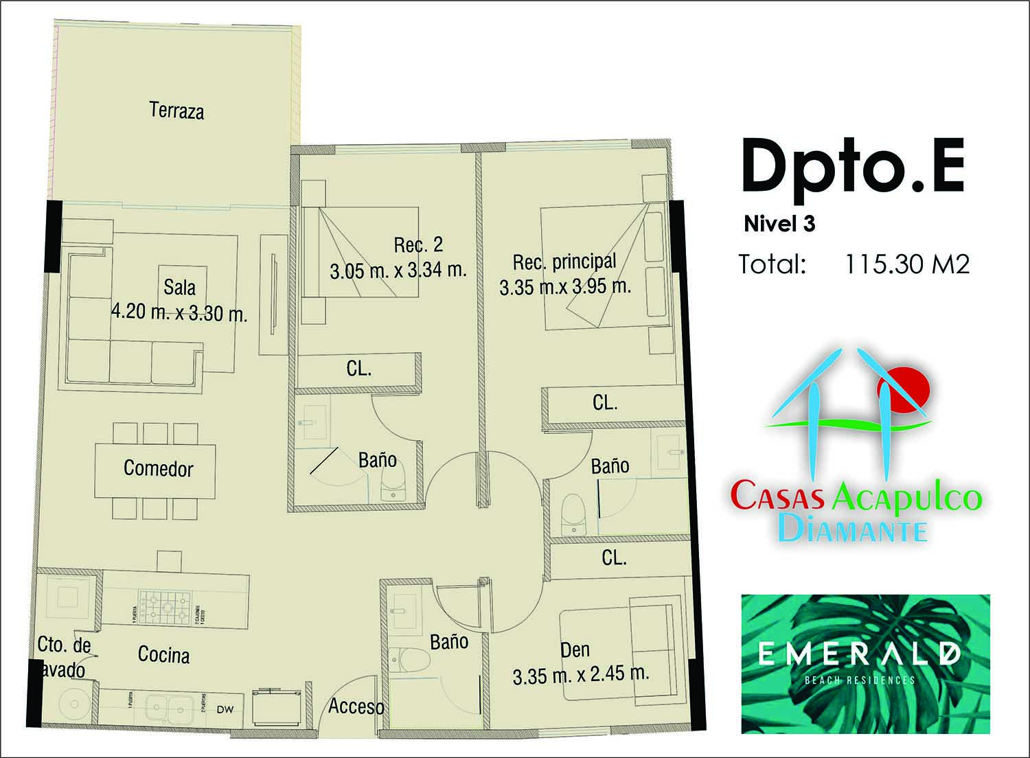 La Isla Emerald E3 - Plano 1